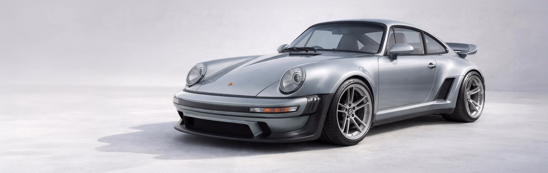 Porsche 911 GT3 RS reimagined by Singer, in a studio setting